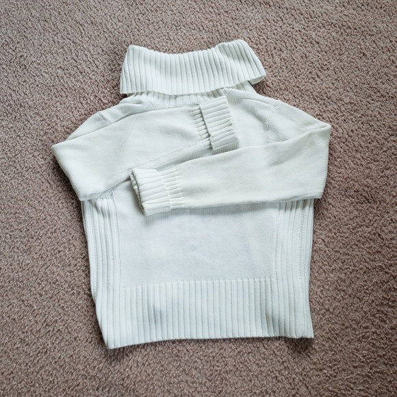 Womens White Knitted Large Button Cardigan Ellemenno - Picture 16 of 16